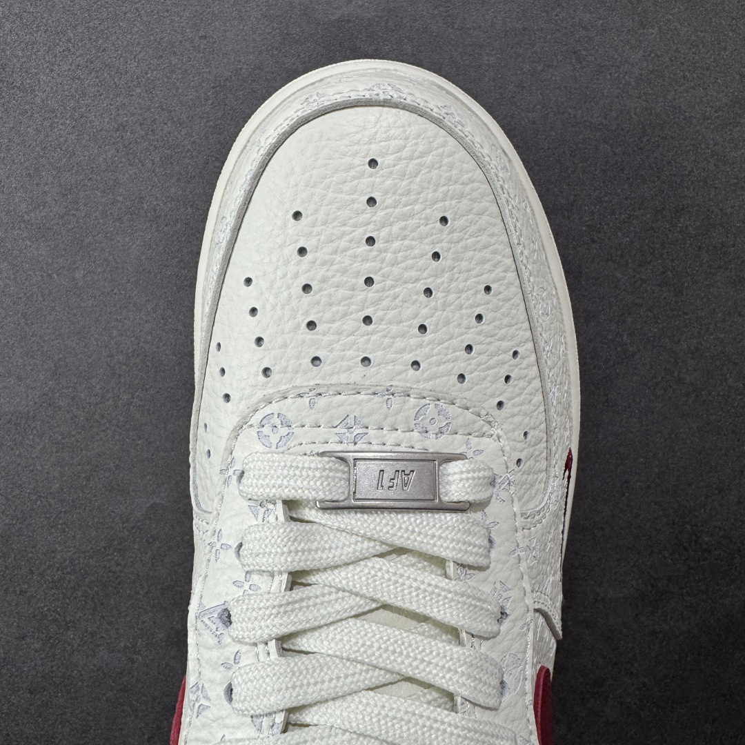 图片[8]-【定制版】Nike Air Force 1\’07 Low LV联名 白红 空军一号低帮休闲板鞋 LW9279-015  #原楦头原纸板 原装鞋盒 原厂鞋底 超高清洁度 细节完美  尺码：36 36.5 37.5 38 38.5 39 40 40.5 41 42 42.5 43 44 44.5 45-选品中心