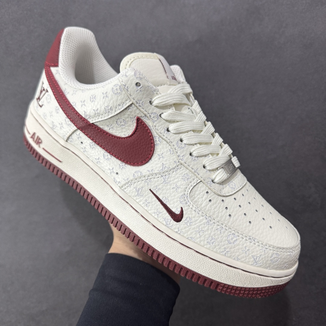 图片[3]-【定制版】Nike Air Force 1\’07 Low LV联名 白红 空军一号低帮休闲板鞋 LW9279-015  #原楦头原纸板 原装鞋盒 原厂鞋底 超高清洁度 细节完美  尺码：36 36.5 37.5 38 38.5 39 40 40.5 41 42 42.5 43 44 44.5 45-选品中心