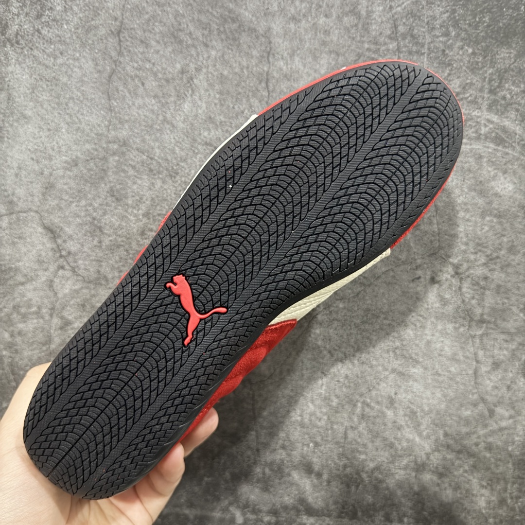 图片[9]-【渠道纯原版】Puma Speedcat OG Sparco 彪马罗马阿莫尔系列 复古运动休闲赛车跑鞋 红白皮标logo款 目前市场最优版本 无论是版型 细节 烫金走线 完全碾压市场任意版本 欢迎对比🆚 工厂耗时3个月开发 原装档案原数据纸版楦型 采用固色翻毛皮鞋面材质(正确二次成型\’猛帮\’成型工艺🆚区别市面版本!!) 外置原数据开发轻量耐磨橡胶大底💪🏻 全球知名运动品牌PUMA宝马赛车系列 融合了宝马车队的标志性配色 以趣味十足又前卫复古的设计引领潮流 将赛道精神融入街头时尚 开启前卫竞速之旅 主打前卫复古风 Roma鞋款的鞋侧以复古的流线造型 缀以宝马经典Logo 巧妙吸睛 而Speedcat鞋款以亮眼三色条纹元素缀以舒适鞋面 赋予了独特的个性美学 演绎赛车的无尽能量 尺码：35.5-45 货号：406329-02-选品中心