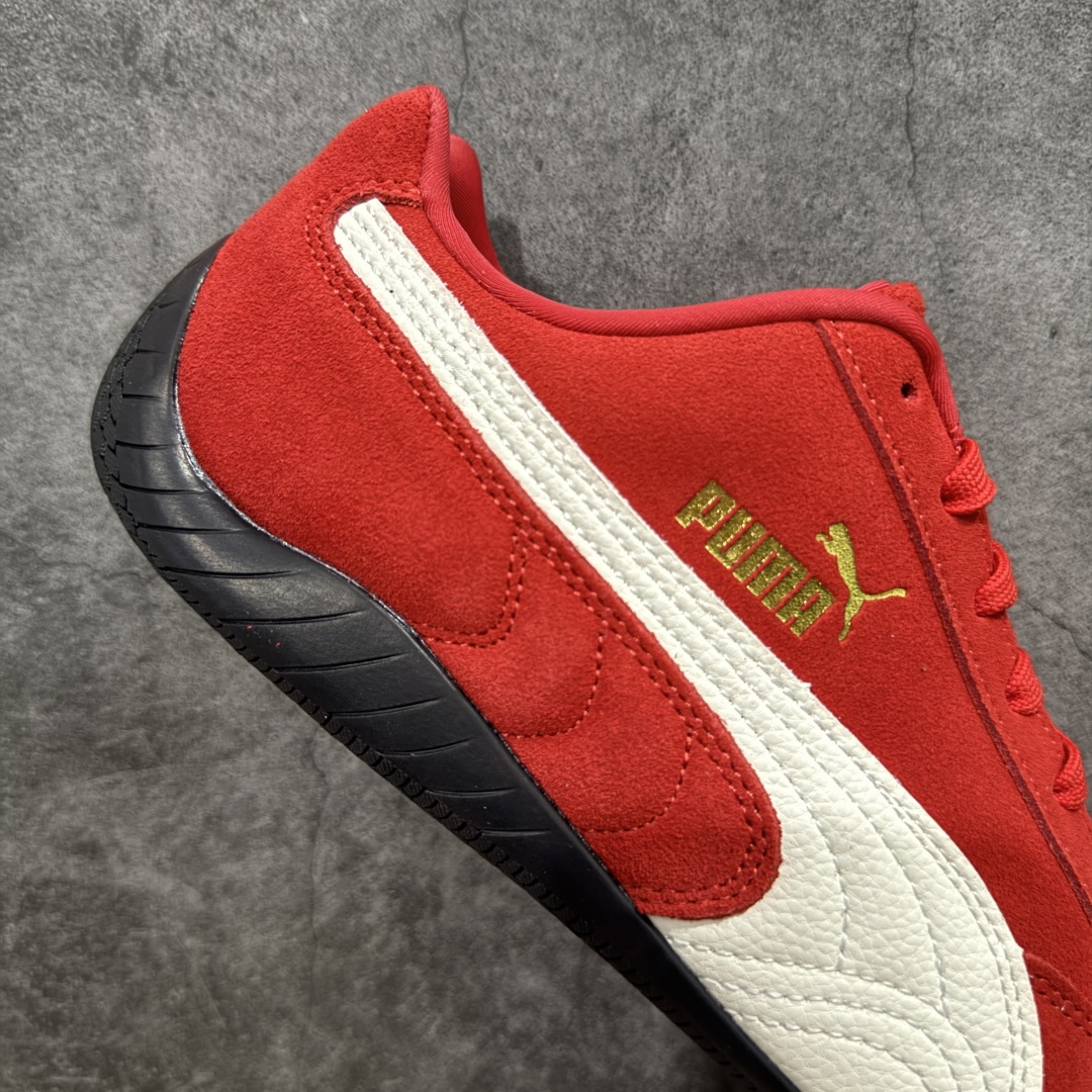 图片[7]-【渠道纯原版】Puma Speedcat OG Sparco 彪马罗马阿莫尔系列 复古运动休闲赛车跑鞋 红白皮标logo款 目前市场最优版本 无论是版型 细节 烫金走线 完全碾压市场任意版本 欢迎对比🆚 工厂耗时3个月开发 原装档案原数据纸版楦型 采用固色翻毛皮鞋面材质(正确二次成型\’猛帮\’成型工艺🆚区别市面版本!!) 外置原数据开发轻量耐磨橡胶大底💪🏻 全球知名运动品牌PUMA宝马赛车系列 融合了宝马车队的标志性配色 以趣味十足又前卫复古的设计引领潮流 将赛道精神融入街头时尚 开启前卫竞速之旅 主打前卫复古风 Roma鞋款的鞋侧以复古的流线造型 缀以宝马经典Logo 巧妙吸睛 而Speedcat鞋款以亮眼三色条纹元素缀以舒适鞋面 赋予了独特的个性美学 演绎赛车的无尽能量 尺码：35.5-45 货号：406329-02-选品中心