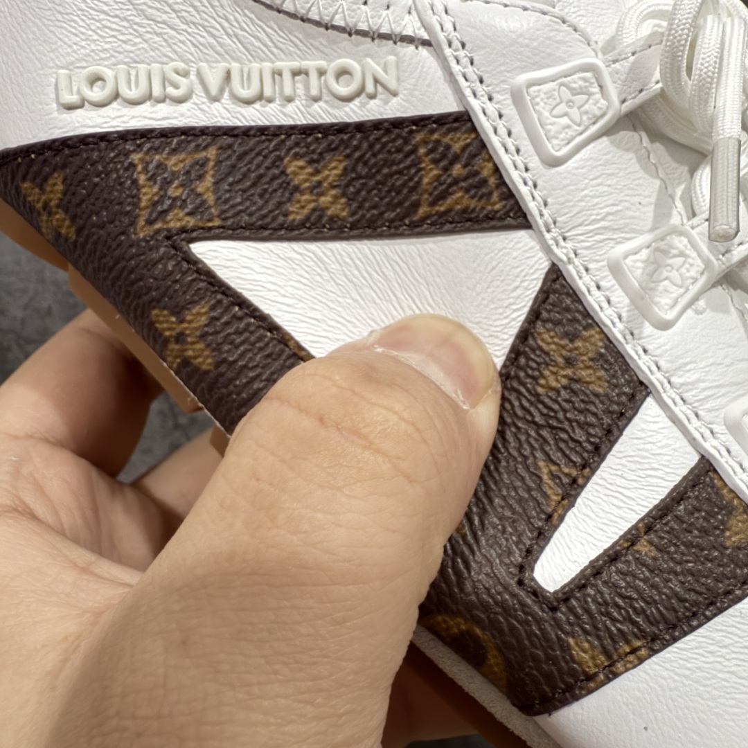 图片[4]-【专柜版/海淘代购】Louis Vuitton 春夏 Sneakerina LV 路易威登 系列运动鞋 德训鞋 平底鞋休闲鞋 海淘代购同渠道品质 高端零售 外贸充正专供 高端礼盒 市场最强级别没有之一💪🏻 原版购入开发 ZP级全套包装 完美楦型 正确卡色 质感媲美原版 细节与原版一致 请注意区分市面通货材 尺码：35 36 37 38 39 40-选品中心