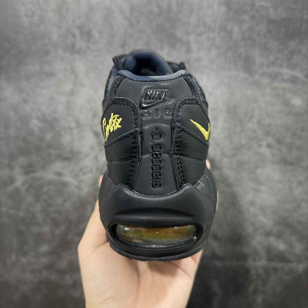 图片[4]-【EM纯原/小绿x】Corteiz x NK Air Max 95 联名复古舒适气垫运动鞋 FB2709-003 全部配色 原鞋开发生产 高度还原 一眼ZP既视感 男女鞋真标半码制 原楦原纸版数据开发 环保进口透气牛皮革材质 高弹EVA缓震中底组合开窗式Air气垫装置 外置防滑耐磨橡胶外底❗ 尺码：36 37.5 38 38.5 39 40 40.5 41 42 42.5 43 44 44.5 45 46 47.5-选品中心