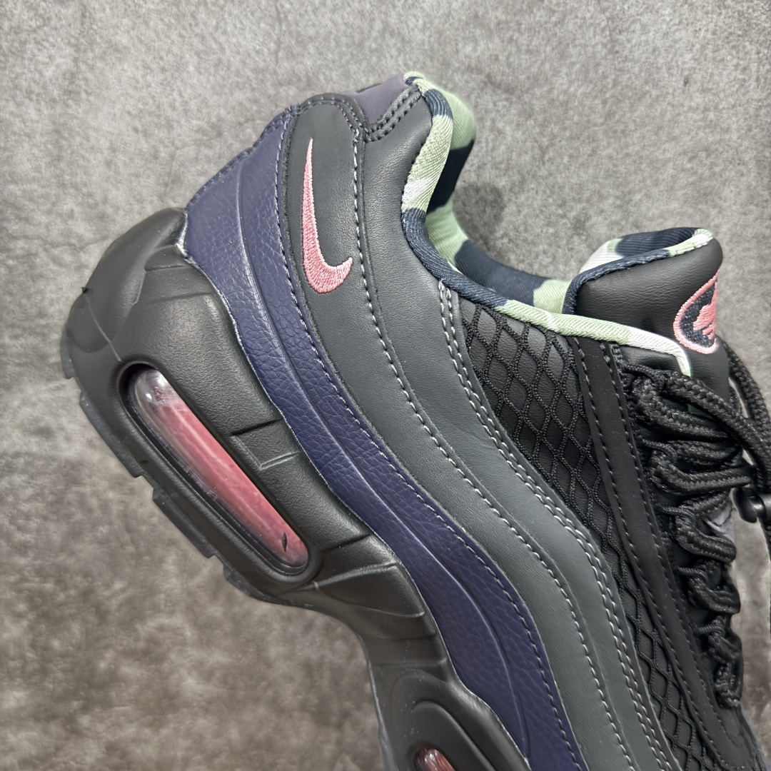 图片[7]-【EM纯原/小绿x】Corteiz x NK Air Max 95 联名复古舒适气垫运动鞋 FB2709-001 全部配色 原鞋开发生产 高度还原 一眼ZP既视感 男女鞋真标半码制 原楦原纸版数据开发 环保进口透气牛皮革材质 高弹EVA缓震中底组合开窗式Air气垫装置 外置防滑耐磨橡胶外底❗ 尺码：36 37.5 38 38.5 39 40 40.5 41 42 42.5 43 44 44.5 45 46 47.5-选品中心