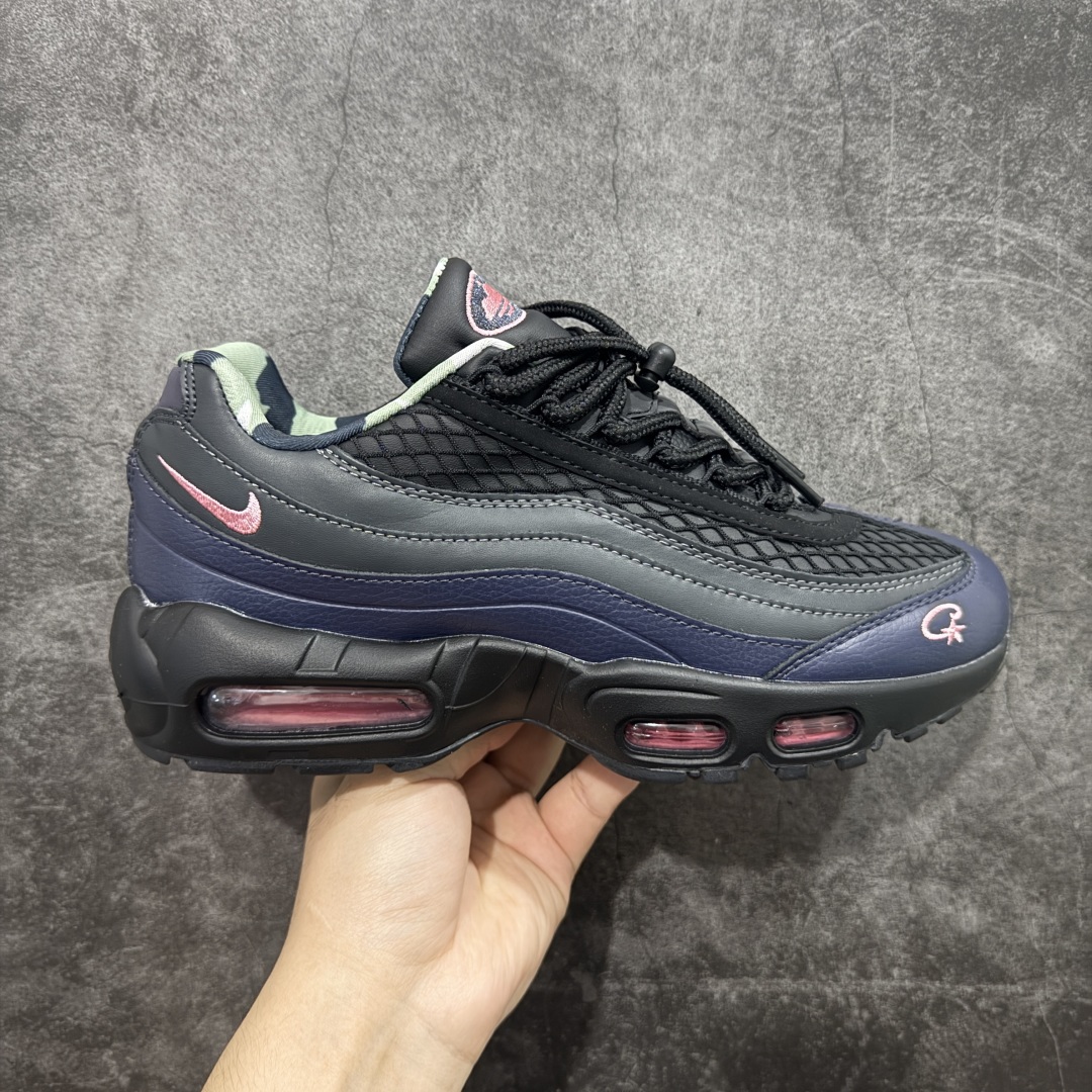 【EM纯原/小绿x】Corteiz x NK Air Max 95 联名复古舒适气垫运动鞋 FB2709-001 全部配色 原鞋开发生产 高度还原 一眼ZP既视感 男女鞋真标半码制 原楦原纸版数据开发 环保进口透气牛皮革材质 高弹EVA缓震中底组合开窗式Air气垫装置 外置防滑耐磨橡胶外底❗ 尺码：36 37.5 38 38.5 39 40 40.5 41 42 42.5 43 44 44.5 45 46 47.5-选品中心