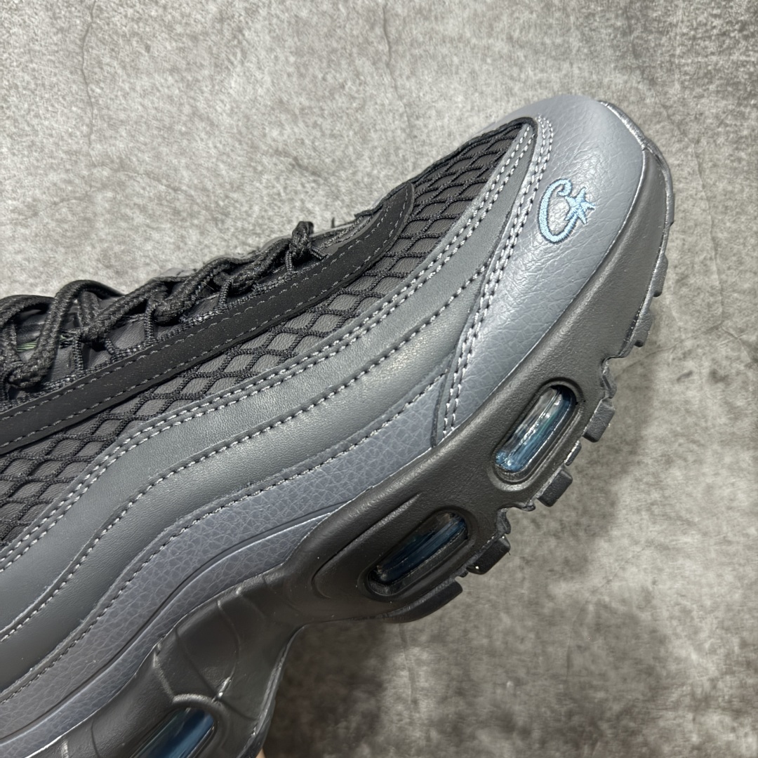 图片[6]-【EM纯原/小绿x】Corteiz x NK Air Max 95 联名复古舒适气垫运动鞋 FB2709-002 全部配色 原鞋开发生产 高度还原 一眼ZP既视感 男女鞋真标半码制 原楦原纸版数据开发 环保进口透气牛皮革材质 高弹EVA缓震中底组合开窗式Air气垫装置 外置防滑耐磨橡胶外底❗ 尺码：36 37.5 38 38.5 39 40 40.5 41 42 42.5 43 44 44.5 45 46 47.5-选品中心