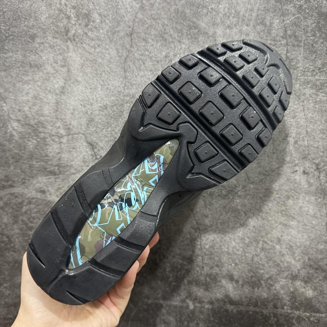 图片[9]-【EM纯原/小绿x】Corteiz x NK Air Max 95 联名复古舒适气垫运动鞋 FB2709-002 全部配色 原鞋开发生产 高度还原 一眼ZP既视感 男女鞋真标半码制 原楦原纸版数据开发 环保进口透气牛皮革材质 高弹EVA缓震中底组合开窗式Air气垫装置 外置防滑耐磨橡胶外底❗ 尺码：36 37.5 38 38.5 39 40 40.5 41 42 42.5 43 44 44.5 45 46 47.5-选品中心
