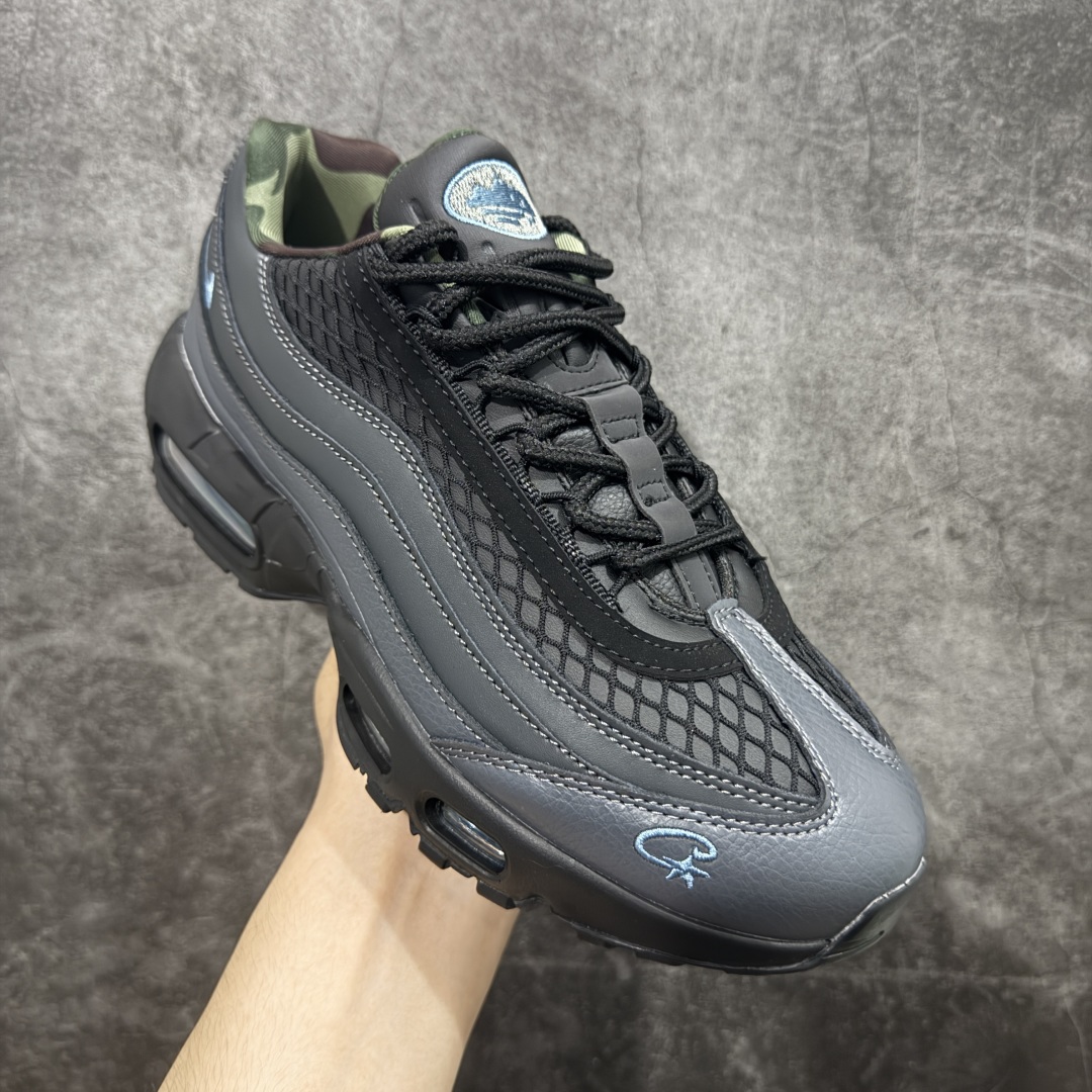 图片[3]-【EM纯原/小绿x】Corteiz x NK Air Max 95 联名复古舒适气垫运动鞋 FB2709-002 全部配色 原鞋开发生产 高度还原 一眼ZP既视感 男女鞋真标半码制 原楦原纸版数据开发 环保进口透气牛皮革材质 高弹EVA缓震中底组合开窗式Air气垫装置 外置防滑耐磨橡胶外底❗ 尺码：36 37.5 38 38.5 39 40 40.5 41 42 42.5 43 44 44.5 45 46 47.5-选品中心