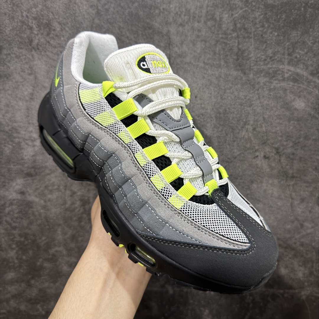 图片[3]-【EM纯原/小绿x】NK Air Max 95 联名复古舒适气垫运动鞋 307960-002 全部配色 原鞋开发生产 高度还原 一眼ZP既视感 男女鞋真标半码制 原楦原纸版数据开发 环保进口透气牛皮革材质 高弹EVA缓震中底组合开窗式Air气垫装置 外置防滑耐磨橡胶外底❗ 尺码：36 37.5 38 38.5 39 40 40.5 41 42 42.5 43 44 44.5 45 46 47.5-选品中心