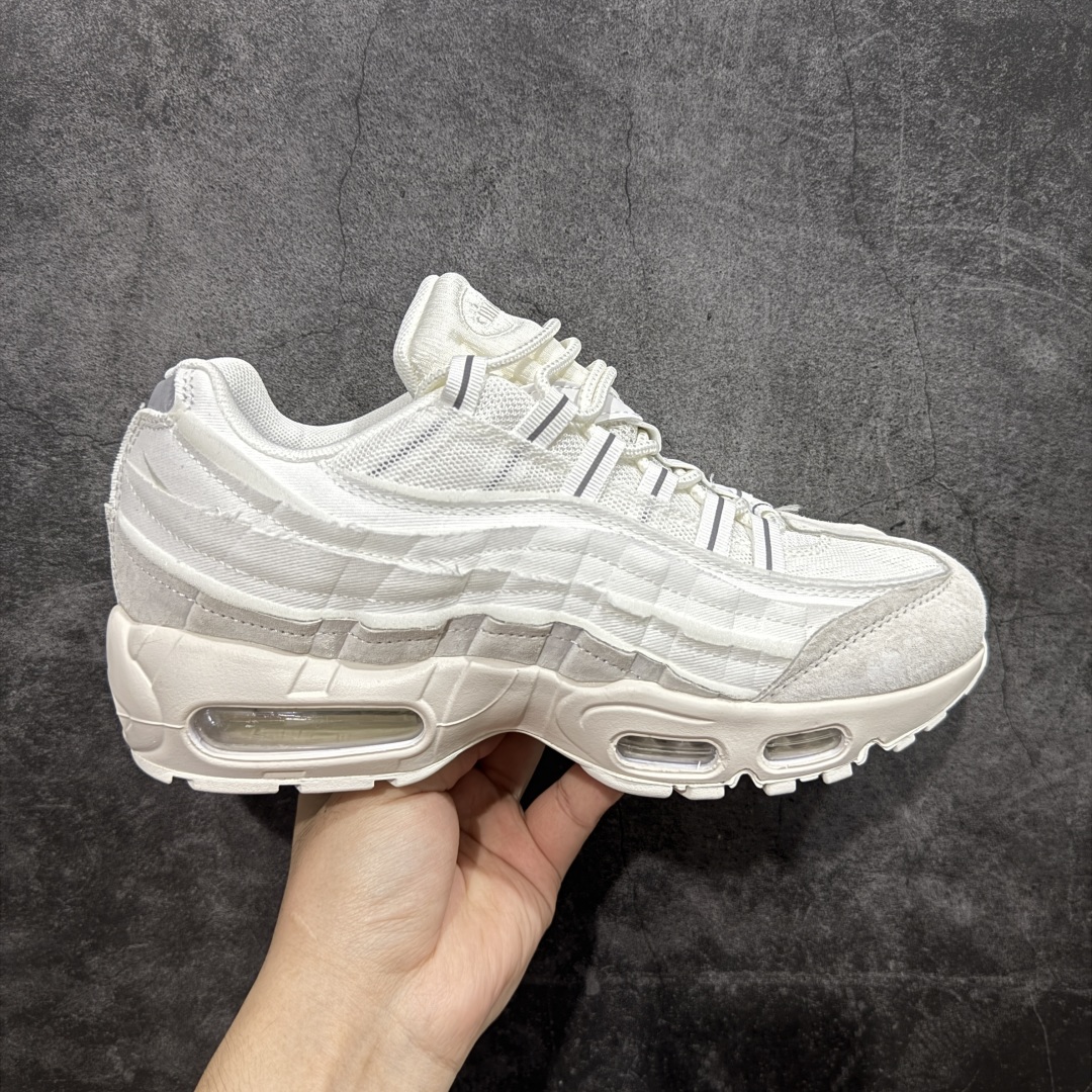 【EM纯原/小绿x】CDG x NK Air Max 95 OG 联名复古舒适气垫运动鞋 CU8406-100 全部配色 原鞋开发生产 高度还原 一眼ZP既视感 男女鞋真标半码制 原楦原纸版数据开发 环保进口透气牛皮革材质 高弹EVA缓震中底组合开窗式Air气垫装置 外置防滑耐磨橡胶外底❗ 尺码:36 37.5 38 38.5 39 40 40.5 41 42 42.5 43 44 44.5 45 46 47.5-选品中心