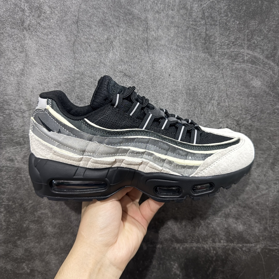 【EM纯原/小绿x】CDG x NK Air Max 95 OG 联名复古舒适气垫运动鞋 CU8406-101 全部配色 原鞋开发生产 高度还原 一眼ZP既视感 男女鞋真标半码制 原楦原纸版数据开发 环保进口透气牛皮革材质 高弹EVA缓震中底组合开窗式Air气垫装置 外置防滑耐磨橡胶外底❗ 尺码：36 37.5 38 38.5 39 40 40.5 41 42 42.5 43 44 44.5 45 46 47.5-选品中心