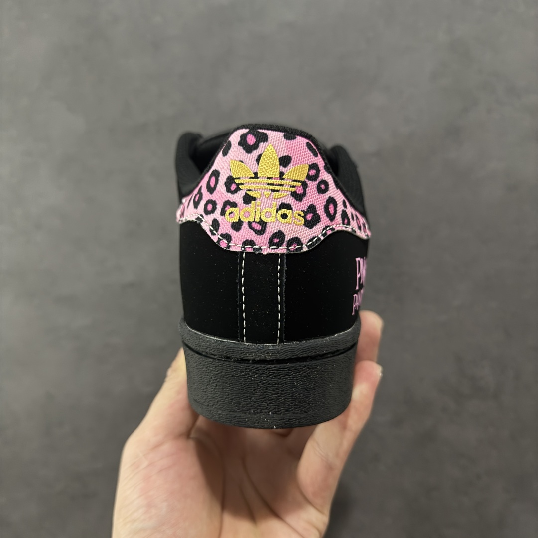 图片[4]-【定制版】AD Originals Superstar x PINK PANTHER 黑粉 采用全新头层拼接皮革材质 后跟采用特色3D立体印字 渠道正品订单 诠释市场最高工艺水平 全鞋进口头层皮料打造 区别市面普通真标版本，进出专柜无压力 货号：AD8018 尺码：36-45-选品中心