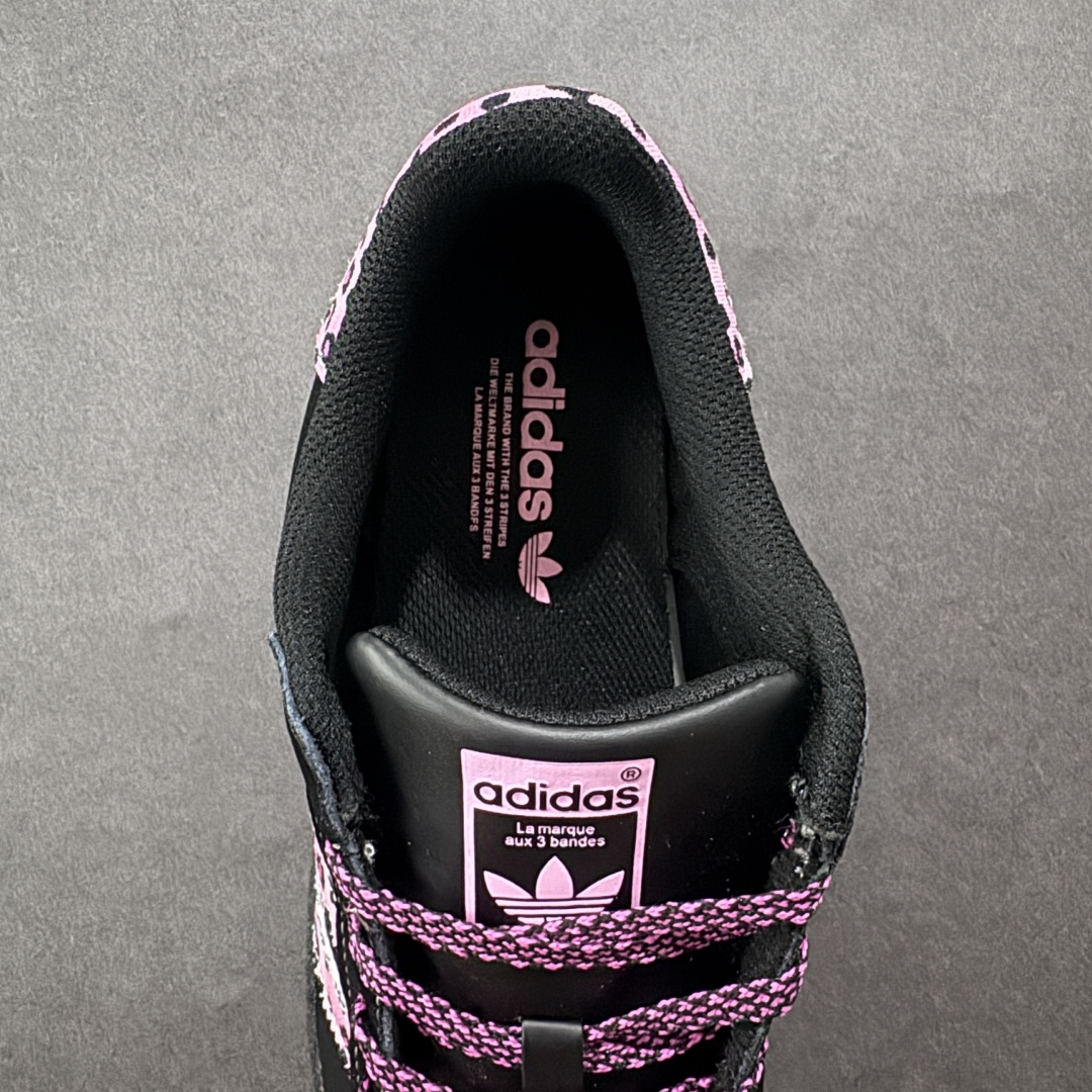 图片[7]-【定制版】AD Originals Superstar x PINK PANTHER 黑粉 采用全新头层拼接皮革材质 后跟采用特色3D立体印字 渠道正品订单 诠释市场最高工艺水平 全鞋进口头层皮料打造 区别市面普通真标版本，进出专柜无压力 货号：AD8018 尺码：36-45-选品中心