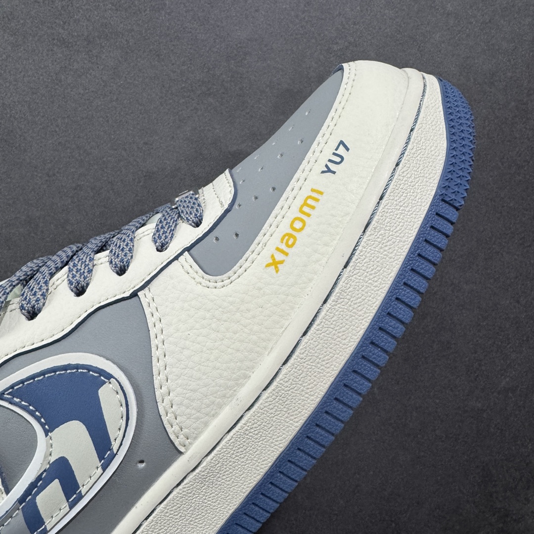 图片[5]-【定制版】Nike Air Force 1\’07 Low 小米联名 YU7蓝 空军一号低帮休闲板鞋 XX3168-218  原楦头原纸板 原装鞋盒 定制五金配件 内置全掌气垫 原厂鞋底   尺码：36 36.5 37.5 38 38.5 39 40 40.5 41 42 42.5 43 44 44.5 45-选品中心