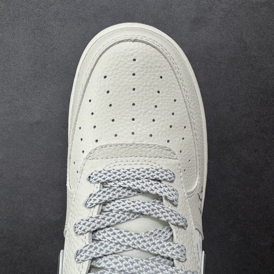 图片[8]-【定制版】Nike Air Force 1\’07 Low OFF-WHITE联名 米灰英文反光 空军一号低帮休闲板鞋 KJ1688-004  #原楦头原纸板 原装鞋盒 定制五金配件 内置全掌气垫 原厂鞋底   尺码：36 36.5 37.5 38 38.5 39 40 40.5 41 42 42.5 43 44 44.5 45-选品中心