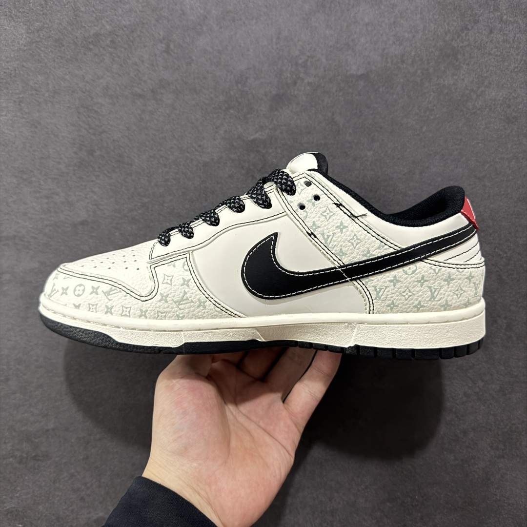 图片[2]-【定制版】Nike SB Dunk Low LV夜光黑底红尾 周年高端定制 低帮休闲板鞋 YX5066-362 #定制鞋盒 大厂纯原品质出货 超高清洁度 皮料切割干净无任何毛边 细节完美 尺码：36 36.5 37.5 38 38.5 39 40 40.5 41 42 42.5 43 44 44.5 45-选品中心