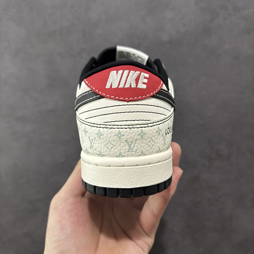 图片[4]-【定制版】Nike SB Dunk Low LV夜光黑底红尾 周年高端定制 低帮休闲板鞋 YX5066-362 #定制鞋盒 大厂纯原品质出货 超高清洁度 皮料切割干净无任何毛边 细节完美 尺码：36 36.5 37.5 38 38.5 39 40 40.5 41 42 42.5 43 44 44.5 45-选品中心