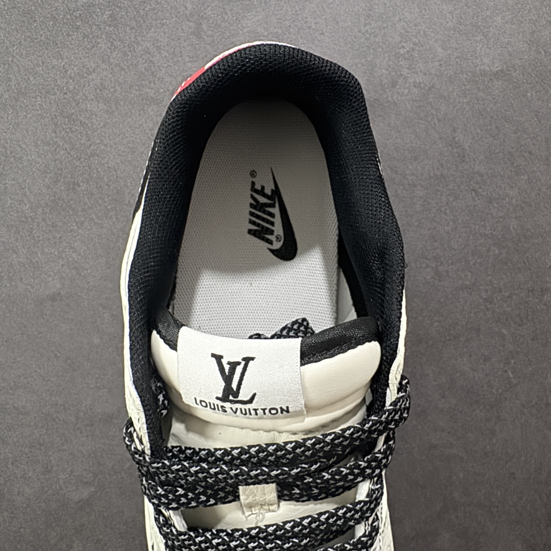 图片[7]-【定制版】Nike SB Dunk Low LV夜光黑底红尾 周年高端定制 低帮休闲板鞋 YX5066-362 #定制鞋盒 大厂纯原品质出货 超高清洁度 皮料切割干净无任何毛边 细节完美 尺码：36 36.5 37.5 38 38.5 39 40 40.5 41 42 42.5 43 44 44.5 45-选品中心