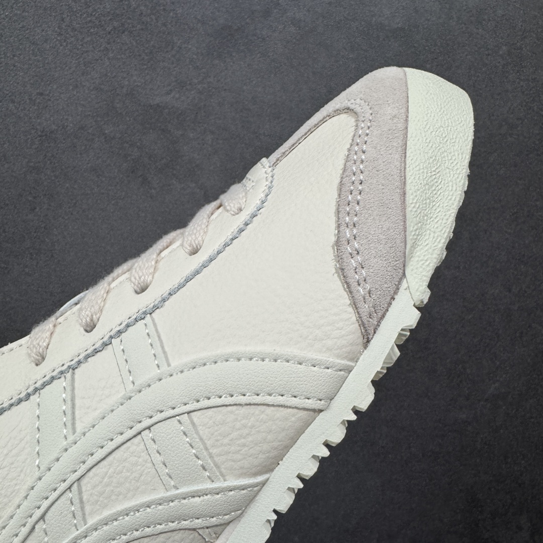 图片[5]-【公司级】Asics Onitsuka Tiger MEXICO 66 亚瑟士鬼冢虎复古经典板鞋 头层材料 质感柔软度满分 长期生产补货永不断码 超成熟稳定的做工品控 原装全套纸板楦头开发 原汁原味 完美呈现版型 私模正确鞋底咬花纹路 一比一鞋头弧度高度鞋身弧度 绝不口嗨 细节品控鞋型随意秒杀市面 原档咬花纹路私模大底 一个单元有六个三角形 总体形拼接呈现花瓣状 官方四联吊牌 原装Ortholite轻量化鞋垫 原盒原配 质保卡 说明书 钢印防尘纸 纸板中底带钢印 乳胶组合鞋垫 支持全方位的对比专柜 产品从款式颜色造型上体现出追求舒适和细节的完美 鞋类更是推崇手工制作的严谨与完美 融舒适性与可穿性的设计风格 注重细节的完美和别致魅力 既保持稳重 又不失轻松的时尚感 尺码：36 37 37.5 38 39 39.5 40 40.5 41.5 42 42.5 43.5 44 45-选品中心