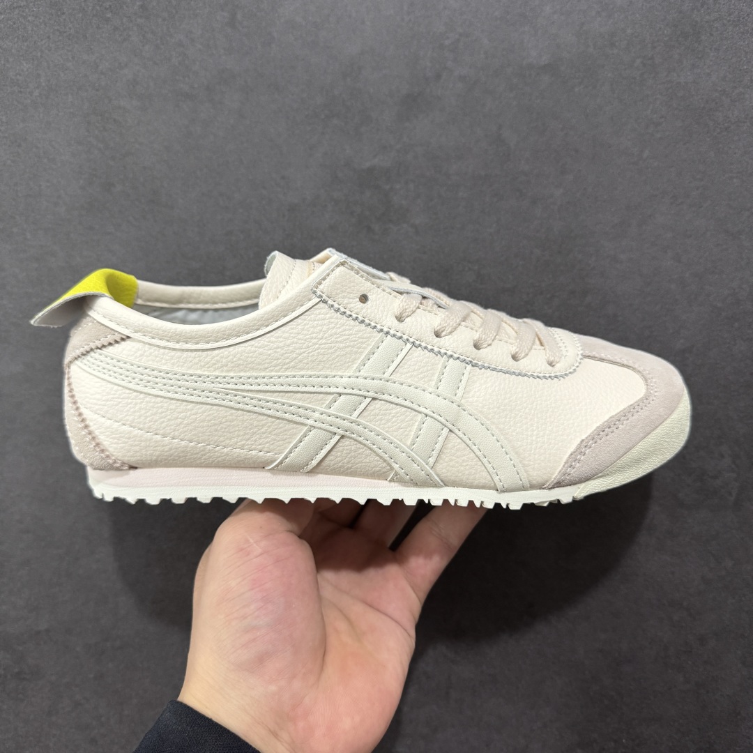 【公司级】Asics Onitsuka Tiger MEXICO 66 亚瑟士鬼冢虎复古经典板鞋 头层材料 质感柔软度满分 长期生产补货永不断码 超成熟稳定的做工品控 原装全套纸板楦头开发 原汁原味 完美呈现版型 私模正确鞋底咬花纹路 一比一鞋头弧度高度鞋身弧度 绝不口嗨 细节品控鞋型随意秒杀市面 原档咬花纹路私模大底 一个单元有六个三角形 总体形拼接呈现花瓣状 官方四联吊牌 原装Ortholite轻量化鞋垫 原盒原配 质保卡 说明书 钢印防尘纸 纸板中底带钢印 乳胶组合鞋垫 支持全方位的对比专柜 产品从款式颜色造型上体现出追求舒适和细节的完美 鞋类更是推崇手工制作的严谨与完美 融舒适性与可穿性的设计风格 注重细节的完美和别致魅力 既保持稳重 又不失轻松的时尚感 尺码：36 37 37.5 38 39 39.5 40 40.5 41.5 42 42.5 43.5 44 45-选品中心