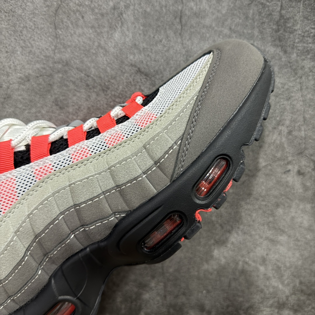 图片[6]-【EM纯原/小绿x】NK Air Max 95 OG 联名复古舒适气垫运动鞋 AT2865-100 全部配色 原鞋开发生产 高度还原 一眼ZP既视感 男女鞋真标半码制 原楦原纸版数据开发 环保进口透气牛皮革材质 高弹EVA缓震中底组合开窗式Air气垫装置 外置防滑耐磨橡胶外底❗ 尺码：36 37.5 38 38.5 39 40 40.5 41 42 42.5 43 44 44.5 45 46 47.5-选品中心