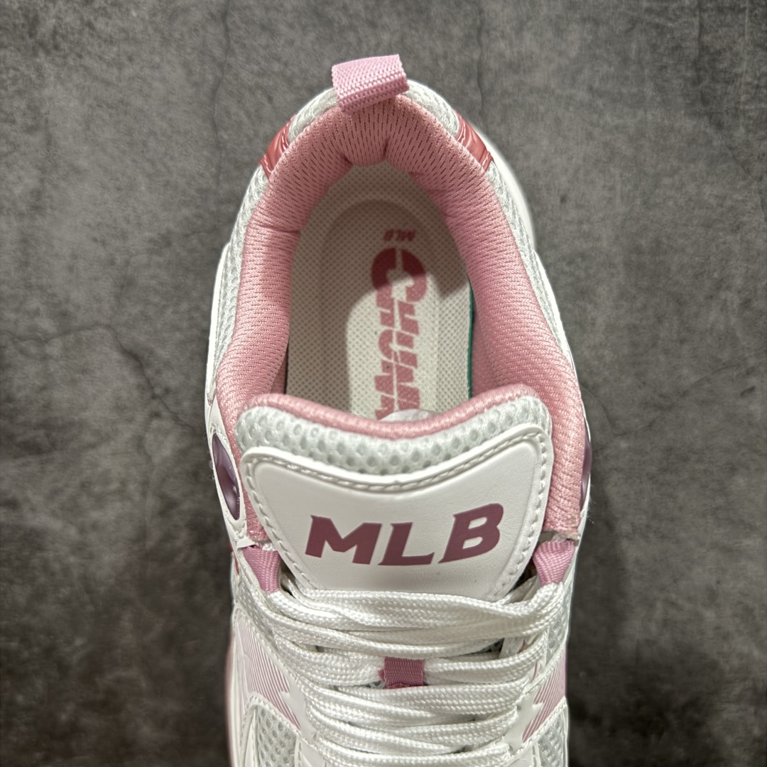 图片[8]-【纯原版】MLB Winner Chunky 25新款 NY百搭舒适休闲潮流运动厚底增高 防滑耐磨 低帮 老爹鞋白粉色 潮流厚底时尚街头赛博老爹鞋 MLB官方同步出货 虞书欣等众多潮流明星同款 高弹双层MD大底 原楦原档案数据开发版型（完美鞋头弧度/后套收口效果🆚市面文案版本‼️） 原厂立体填充鞋舌海绵 中底注胶孔原数据开发模具大底原厂转印标市面上唯一纯原版本 原材料打造 内增高6cm 原厂1：1模具开发 原厂进口纳米材质 原厂 全套手提袋 原盒雷射防伪标包装 天猫订单品质 官网尺码：35 36 36.5 37.5 38 38.5 39 40-选品中心