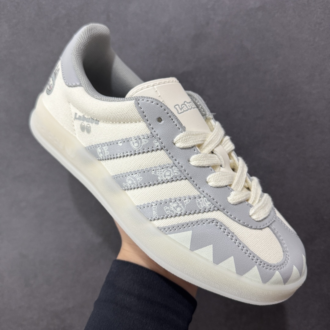 图片[3]-【定制版】adidas originals Samba OG 灰白拉布布 桑巴舞系列复古经典轻便板鞋 此款以简约大方的造型设计 给人以随性休闲的时尚格调 穿着舒适轻便，运动灵活自如 满足日常个性穿搭 货号：DM1234 015 尺码：36 36.5 37 38 38.5 39 40-选品中心