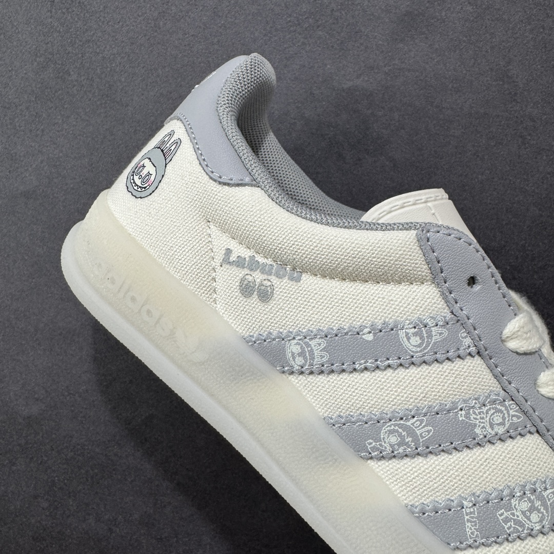 图片[6]-【定制版】adidas originals Samba OG 灰白拉布布 桑巴舞系列复古经典轻便板鞋 此款以简约大方的造型设计 给人以随性休闲的时尚格调 穿着舒适轻便，运动灵活自如 满足日常个性穿搭 货号：DM1234 015 尺码：36 36.5 37 38 38.5 39 40-选品中心