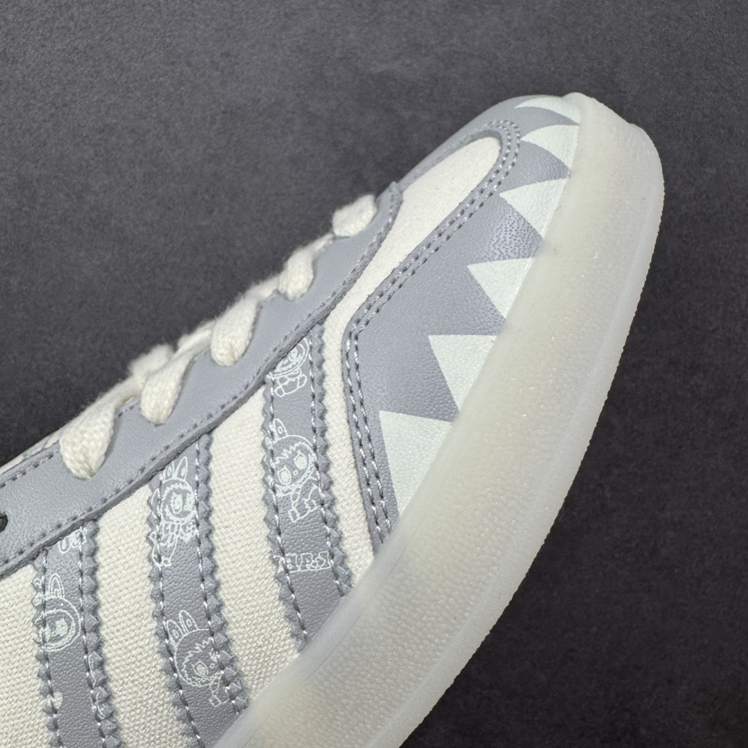 图片[5]-【定制版】adidas originals Samba OG 灰白拉布布 桑巴舞系列复古经典轻便板鞋 此款以简约大方的造型设计 给人以随性休闲的时尚格调 穿着舒适轻便，运动灵活自如 满足日常个性穿搭 货号：DM1234 015 尺码：36 36.5 37 38 38.5 39 40-选品中心