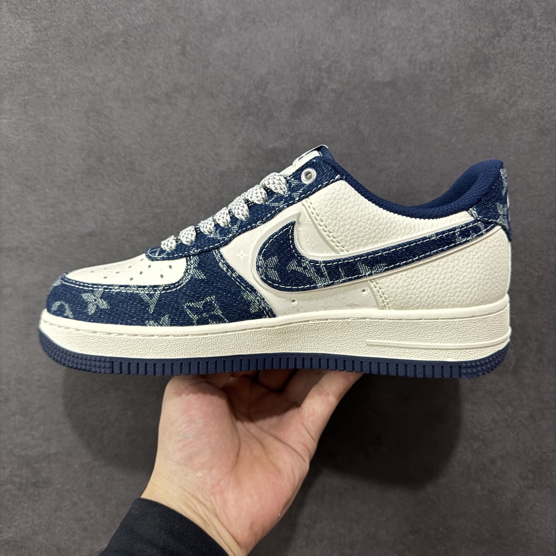 图片[2]-【定制版】Nike Air Force 1\’07 Low LV联名 前掌蓝牛仔 空军一号低帮休闲板鞋 YX5066-355  #原楦头原纸板 原装鞋盒 定制五金配件 内置全掌气垫 原厂鞋底   尺码：36 36.5 37.5 38 38.5 39 40 40.5 41 42 42.5 43 44 44.5 45-选品中心