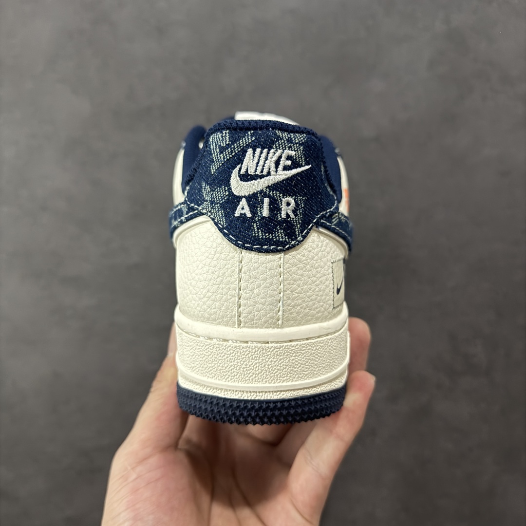 图片[4]-【定制版】Nike Air Force 1\’07 Low LV联名 前掌蓝牛仔 空军一号低帮休闲板鞋 YX5066-355  #原楦头原纸板 原装鞋盒 定制五金配件 内置全掌气垫 原厂鞋底   尺码：36 36.5 37.5 38 38.5 39 40 40.5 41 42 42.5 43 44 44.5 45-选品中心