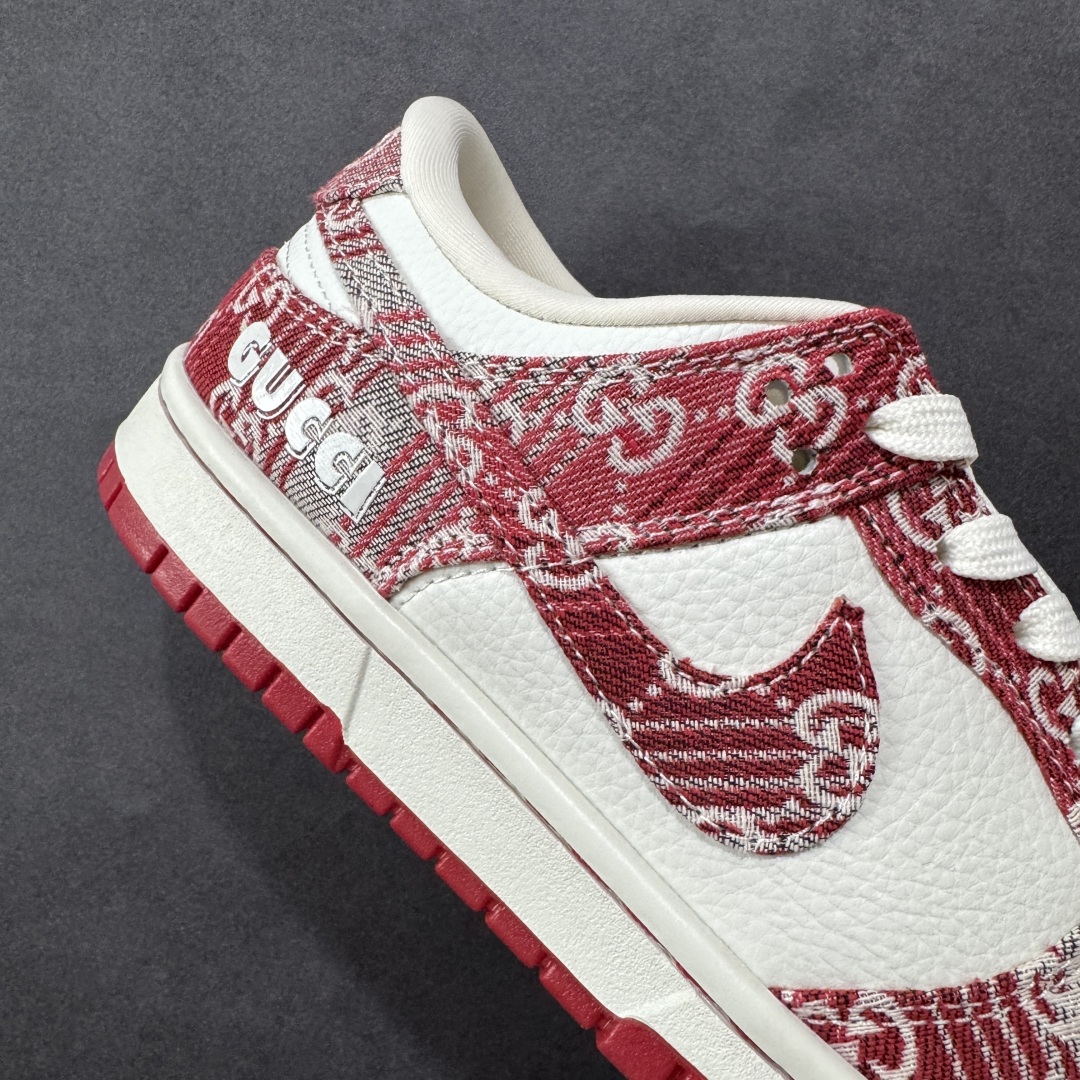 图片[6]-【定制版】Nike SB Dunk Low 古驰联名 灰红牛仔 周年高端定制 低帮休闲板鞋 SC9207-417  定制鞋盒 大厂纯原品质出货 超高清洁度 皮料切割干净无任何毛边 细节完美   尺码：36 36.5 37.5 38 38.5 39 40 40.5 41 42 42.5 43 44 44.5 45-选品中心