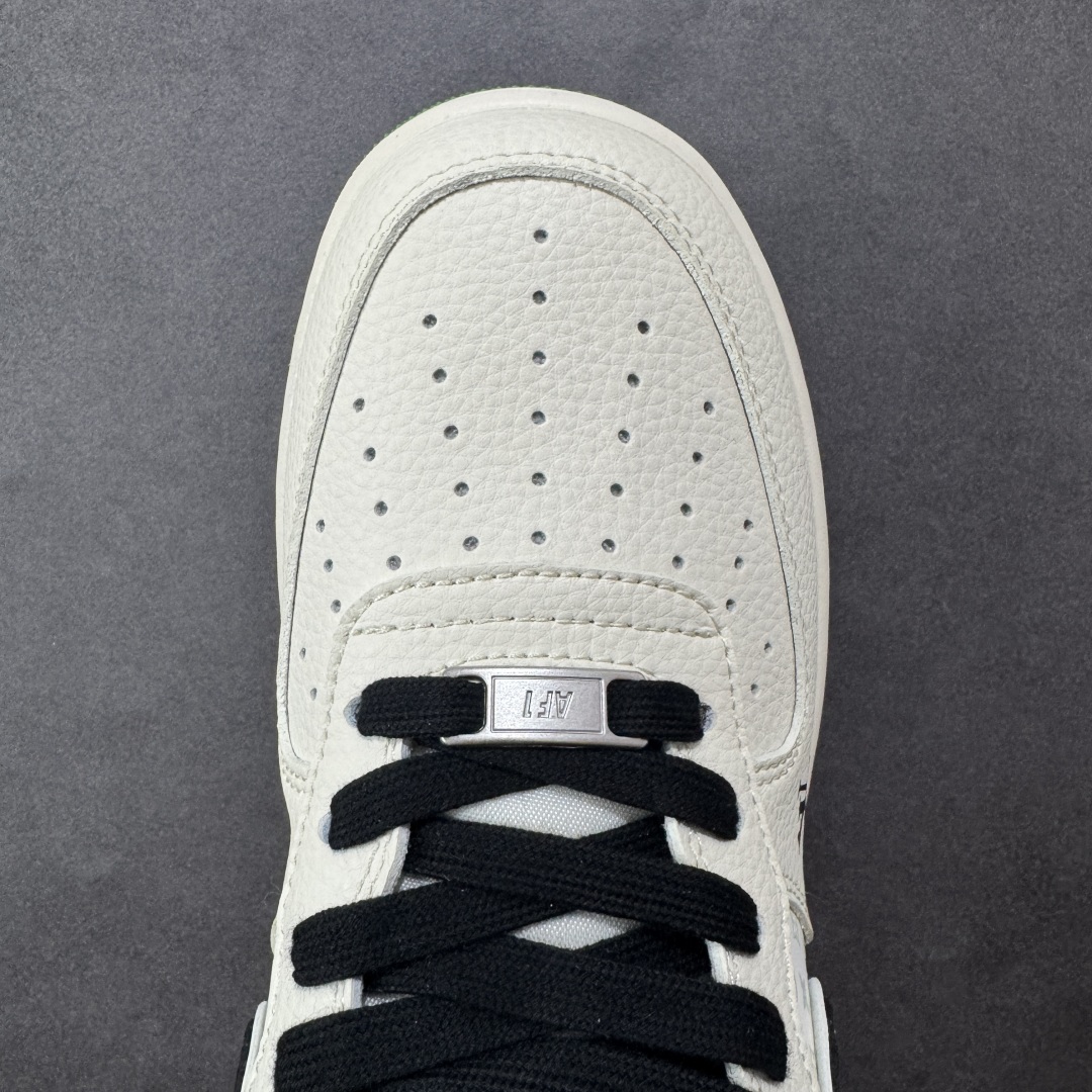 图片[8]-【定制版】Nike Air Force 1\’07 Low LV联名 米黑鳞纹绿底 空军一号低帮休闲板鞋 QW5836-008  #原楦头原纸板 原装鞋盒 定制五金配件 内置全掌气垫 原厂鞋底   尺码：36 36.5 37.5 38 38.5 39 40 40.5 41 42 42.5 43 44 44.5 45-选品中心