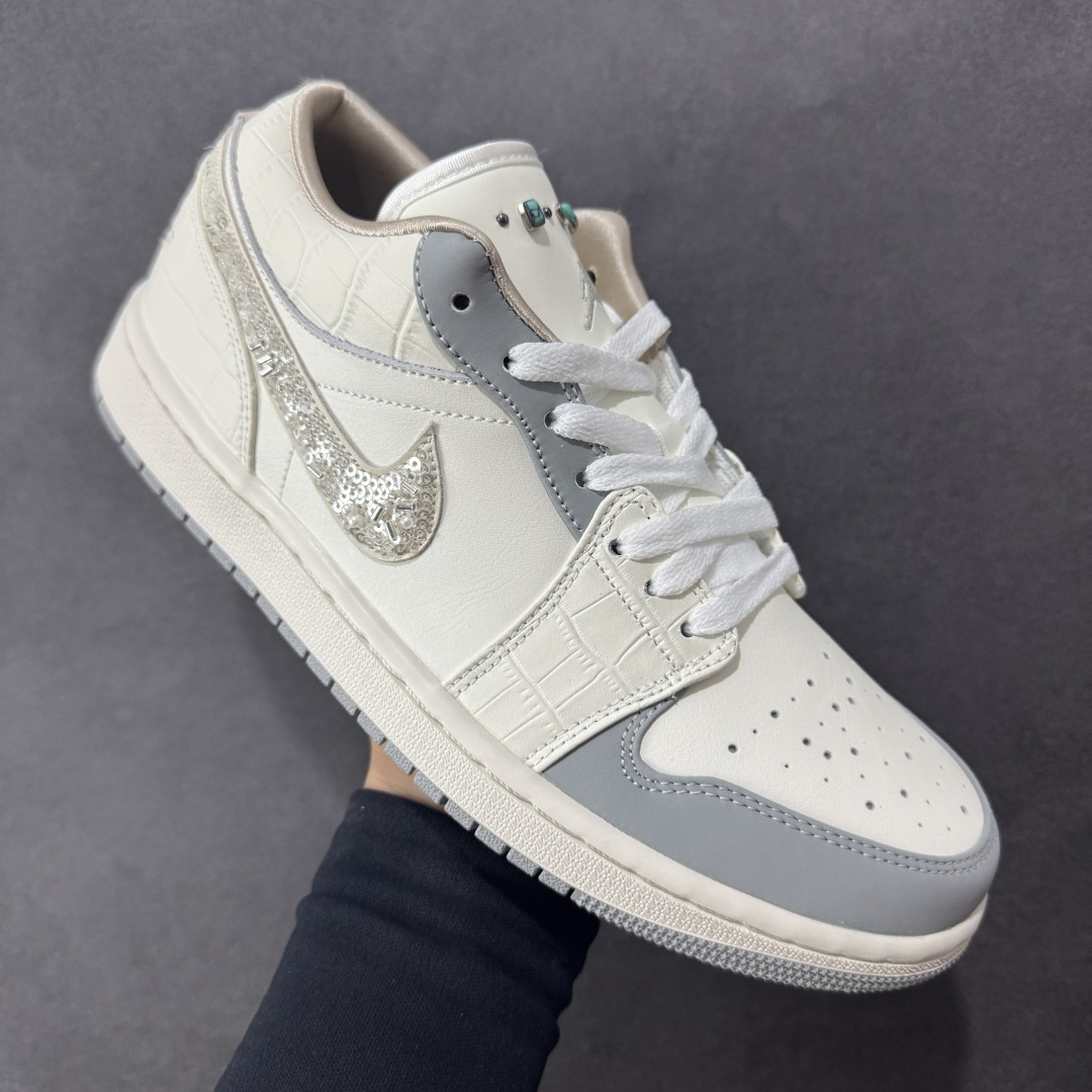 200 K版Air Jordan AJ1 Low 低帮 灰白 IH7323-100