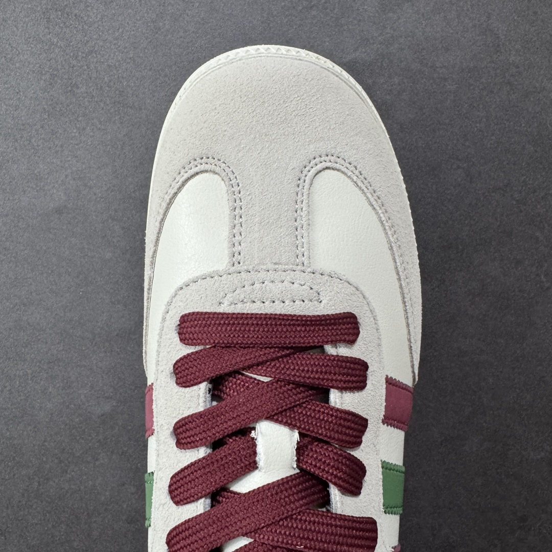 图片[8]-【定制版】adidas originals Samba OG x GUCCI 灰白红 桑巴舞系列复古经典轻便板鞋 此款以简约大方的造型设计 给人以随性休闲的时尚格调 穿着舒适轻便，运动灵活自如 满足日常个性穿搭 货号：GJ75802 尺码：36 36.5 37 38 38.5 39 40 40.5 41 42 42.5 43 44 44.5 45-选品中心