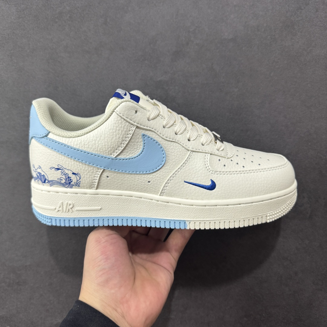 【定制版】Nike Air Force 1\'07 Low 米蓝浪花 空军一号低帮休闲板鞋 CS5288-027  #原楦头原纸板 原装鞋盒 定制五金配件 内置全掌气垫 原厂鞋底   尺码:36 36.5 37.5 38 38.5 39 40 40.5 41 42 42.5 43 44 44.5 45-选品中心