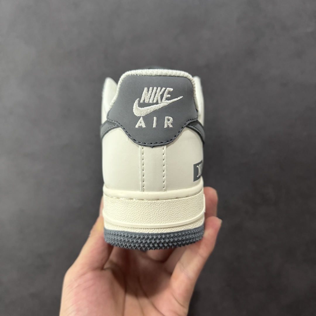 图片[4]-【定制版】Nike Air Force 1\’07 Low 迪奥联名 灰花纹织布 空军一号低帮休闲板鞋 XS1958-580  #原楦头原纸板 原装鞋盒 定制五金配件 内置全掌气垫 原厂鞋底   尺码：36 36.5 37.5 38 38.5 39 40 40.5 41 42 42.5 43 44 44.5 45-选品中心