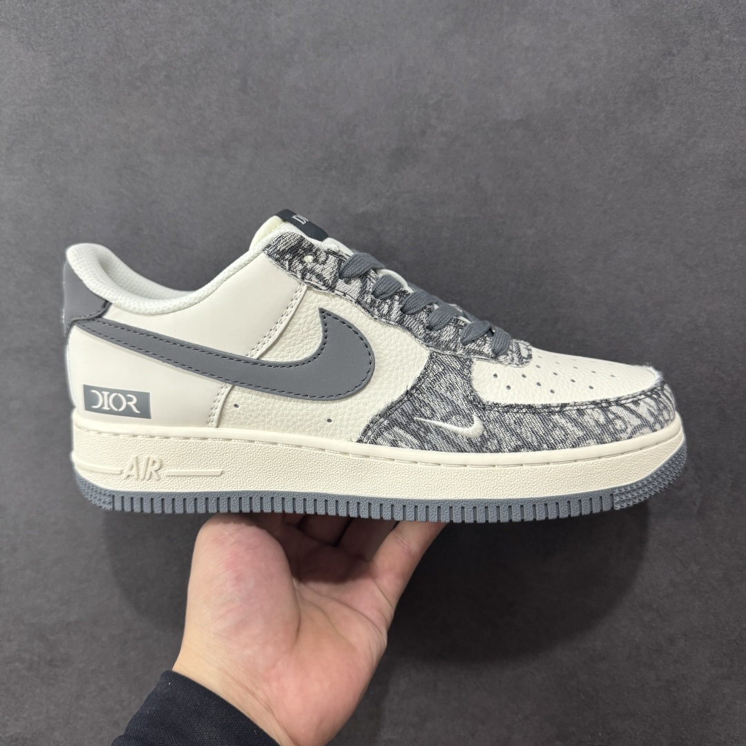 【定制版】Nike Air Force 1\'07 Low 迪奥联名 灰花纹织布 空军一号低帮休闲板鞋 XS1958-580  #原楦头原纸板 原装鞋盒 定制五金配件 内置全掌气垫 原厂鞋底   尺码:36 36.5 37.5 38 38.5 39 40 40.5 41 42 42.5 43 44 44.5 45-选品中心