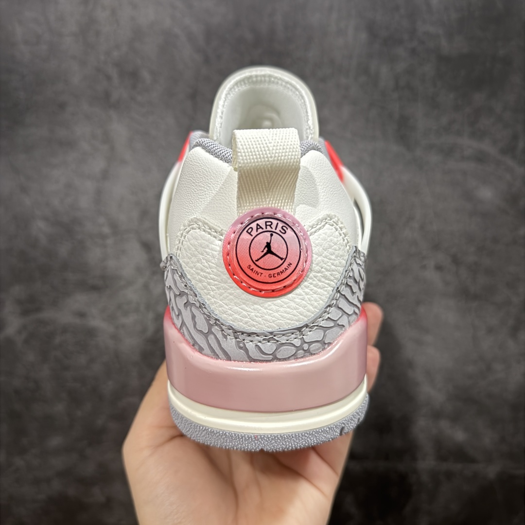 图片[4]-【顶级塑料膜版本】Jordan Spizike Low 象牙白 白红 纯原低帮篮球鞋 原楦原纸板 原厂材料开发 细节把控到位 主供外贸客户 打造完美鞋型 纸板中底 钢印 完美版型 公司货既视感 货号： HF8827-100 尺码：36 36.5 37.5 38 38.5 39 40 40.5 41 42 42.5 43 44 44.5 45 46-选品中心