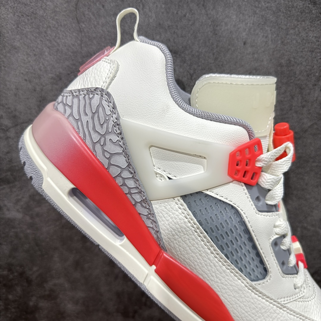 图片[7]-【顶级塑料膜版本】Jordan Spizike Low 象牙白 白红 纯原低帮篮球鞋 原楦原纸板 原厂材料开发 细节把控到位 主供外贸客户 打造完美鞋型 纸板中底 钢印 完美版型 公司货既视感 货号： HF8827-100 尺码：36 36.5 37.5 38 38.5 39 40 40.5 41 42 42.5 43 44 44.5 45 46-选品中心