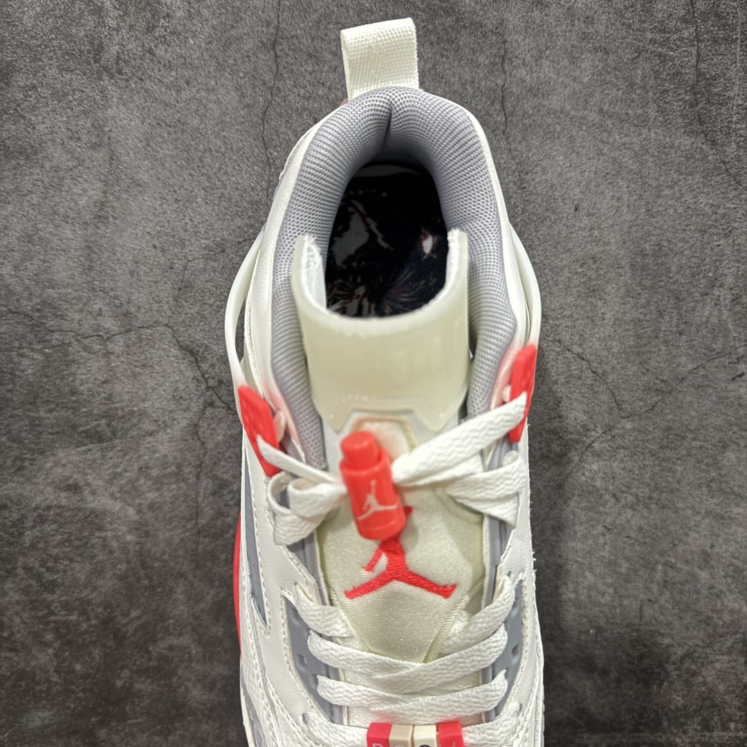 图片[8]-【顶级塑料膜版本】Jordan Spizike Low 象牙白 白红 纯原低帮篮球鞋 原楦原纸板 原厂材料开发 细节把控到位 主供外贸客户 打造完美鞋型 纸板中底 钢印 完美版型 公司货既视感 货号： HF8827-100 尺码：36 36.5 37.5 38 38.5 39 40 40.5 41 42 42.5 43 44 44.5 45 46-选品中心