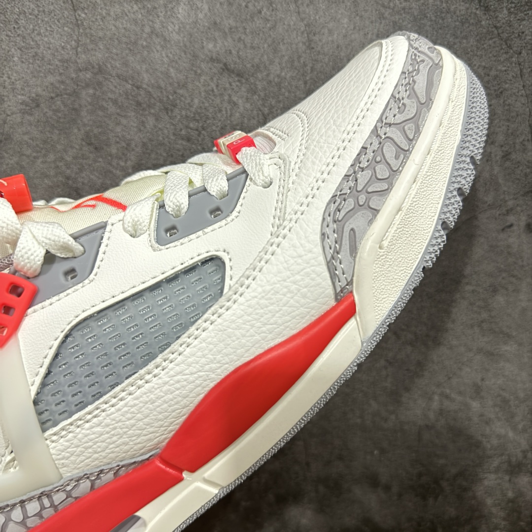 图片[6]-【顶级塑料膜版本】Jordan Spizike Low 象牙白 白红 纯原低帮篮球鞋 原楦原纸板 原厂材料开发 细节把控到位 主供外贸客户 打造完美鞋型 纸板中底 钢印 完美版型 公司货既视感 货号： HF8827-100 尺码：36 36.5 37.5 38 38.5 39 40 40.5 41 42 42.5 43 44 44.5 45 46-选品中心