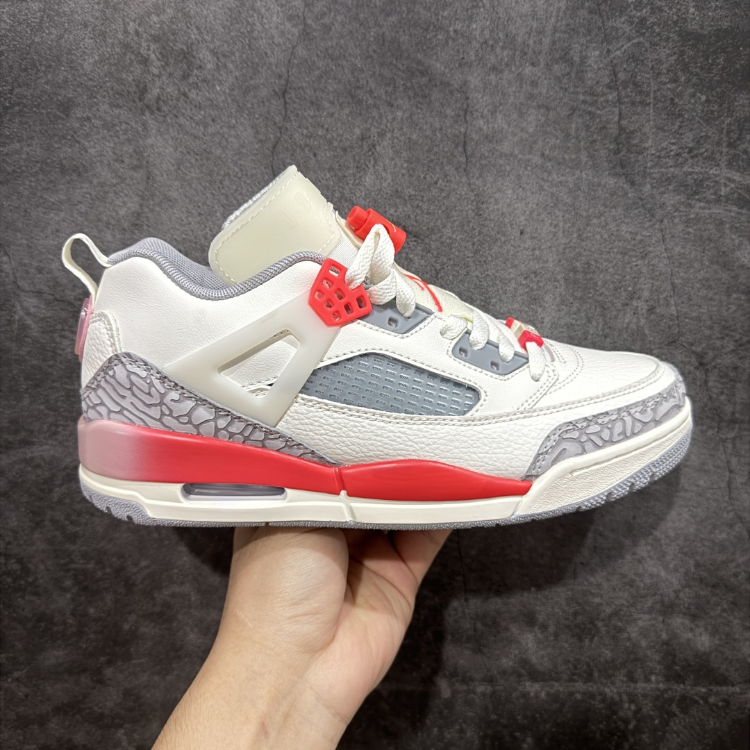 【顶级塑料膜版本】Jordan Spizike Low 象牙白 白红 纯原低帮篮球鞋 原楦原纸板 原厂材料开发 细节把控到位 主供外贸客户 打造完美鞋型 纸板中底 钢印 完美版型 公司货既视感 货号: HF8827-100 尺码:36 36.5 37.5 38 38.5 39 40 40.5 41 42 42.5 43 44 44.5 45 46-选品中心