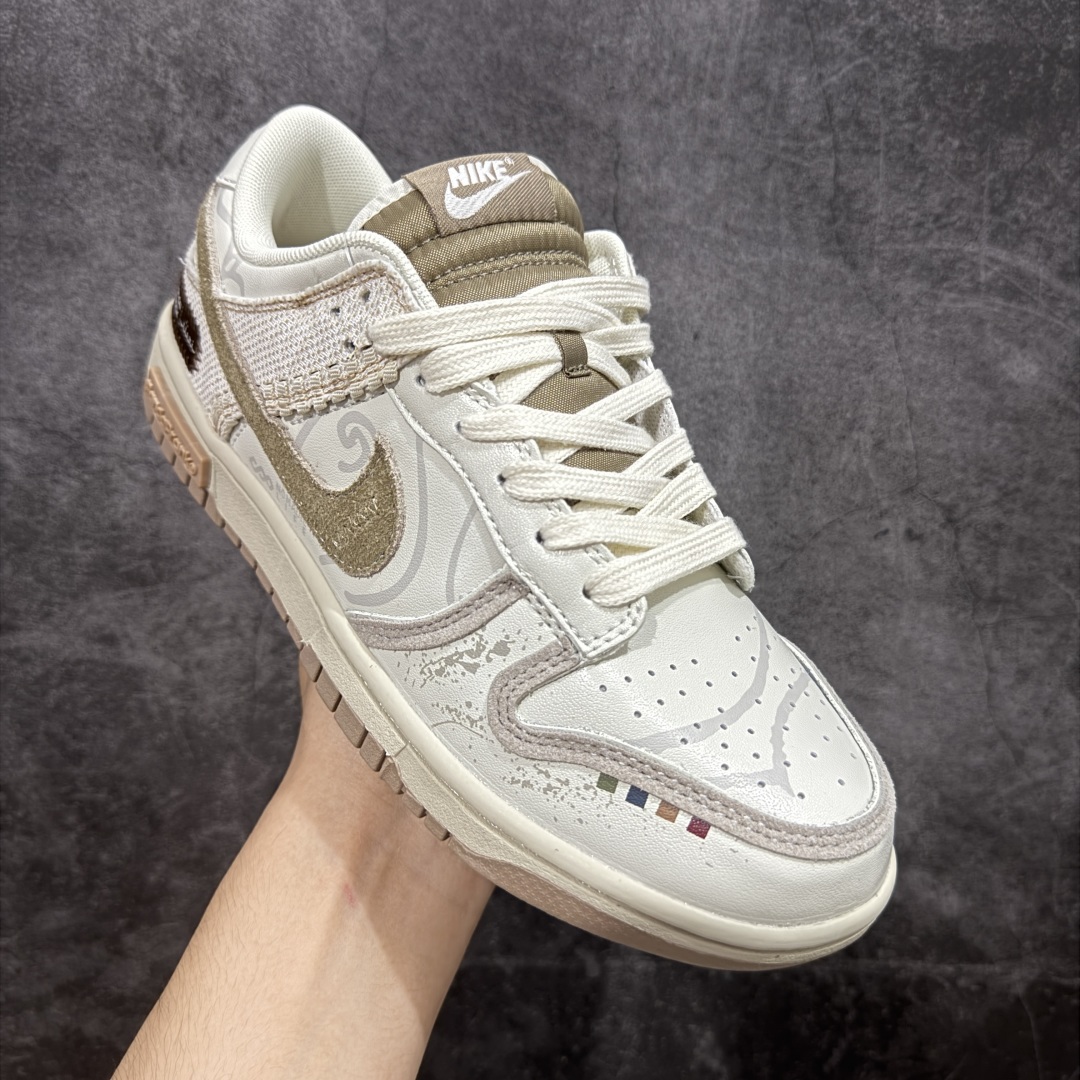 图片[3]-【FS礼盒版】Nike Dunk Low 熊猫恶作剧-月语 独家正确版本 无原鞋不开发 对品质、细节 完美复刻 整体围绕熊猫恶作剧山影漫步主题设计，鞋身整体采用专属颜料重新喷涂。特殊原创设计图标涂鸦装饰，添加潮流元素效果喷涂点缀 货号：HQ1175-240 尺码：35.5 36 36.5 37.5 38 38.5 39 40 40.5 41 42 42.5 43 44 44.5 45 46-选品中心