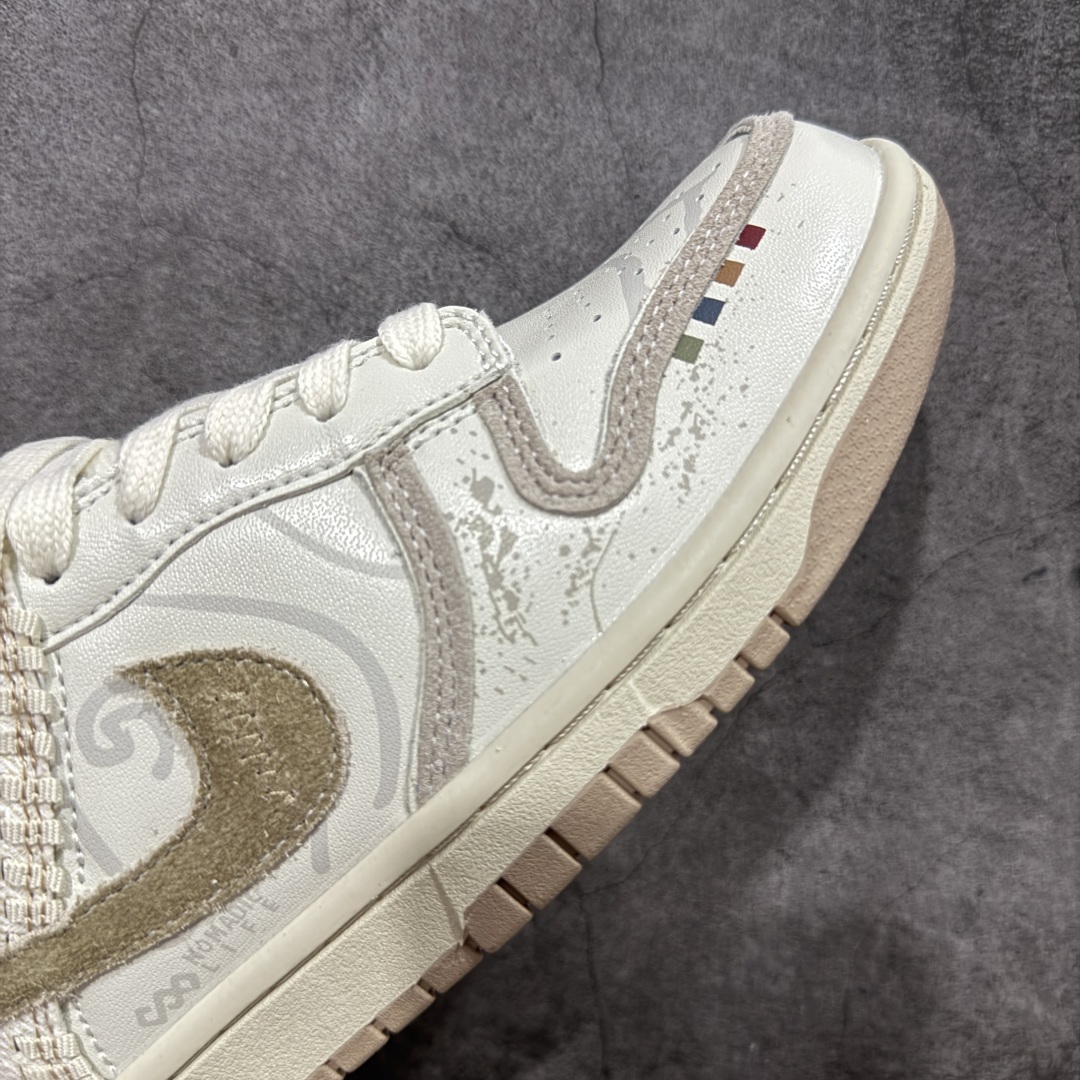 图片[6]-【FS礼盒版】Nike Dunk Low 熊猫恶作剧-月语 独家正确版本 无原鞋不开发 对品质、细节 完美复刻 整体围绕熊猫恶作剧山影漫步主题设计，鞋身整体采用专属颜料重新喷涂。特殊原创设计图标涂鸦装饰，添加潮流元素效果喷涂点缀 货号：HQ1175-240 尺码：35.5 36 36.5 37.5 38 38.5 39 40 40.5 41 42 42.5 43 44 44.5 45 46-选品中心