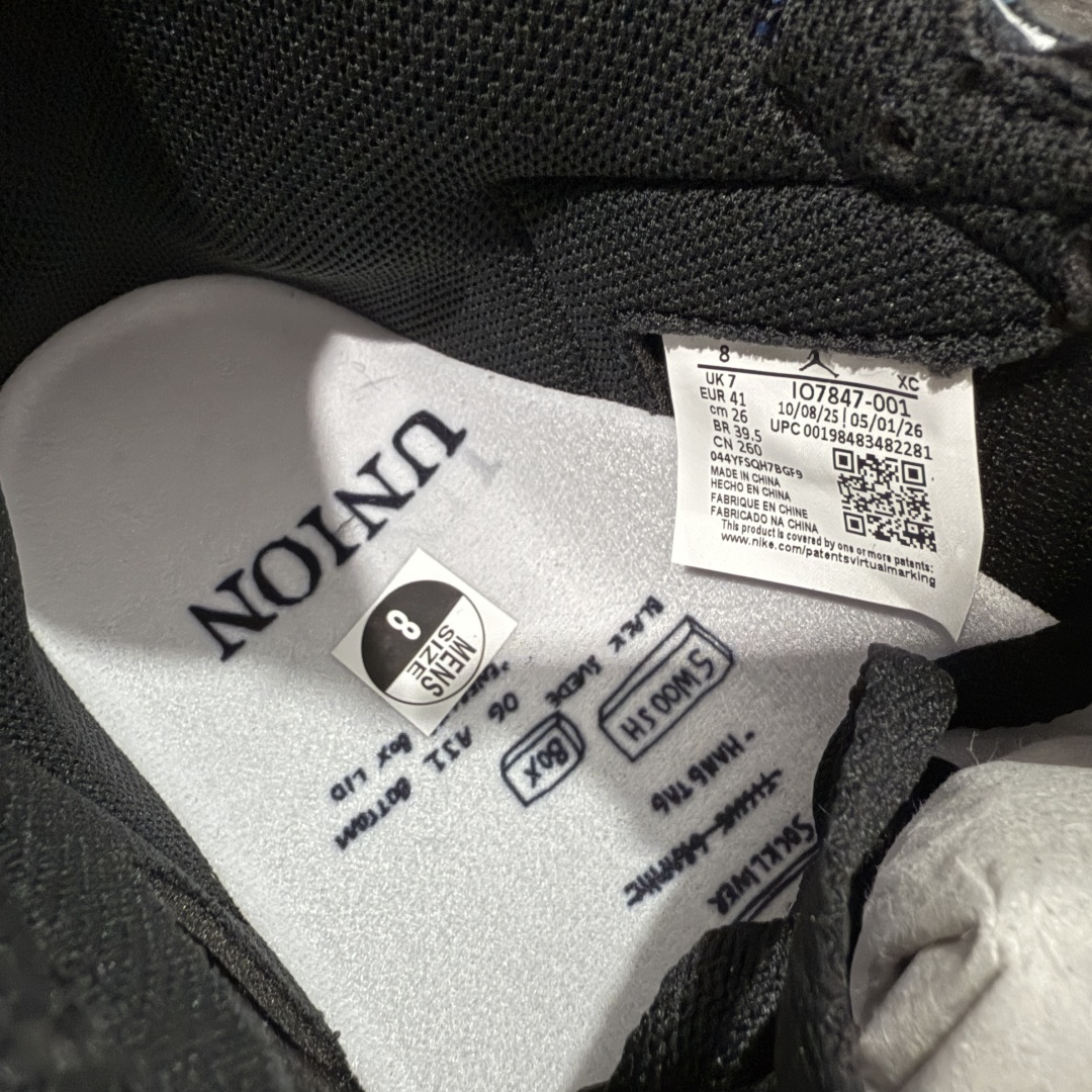 
【纯原】Fragment x Union x Air Jordan 1 Retro High PK N