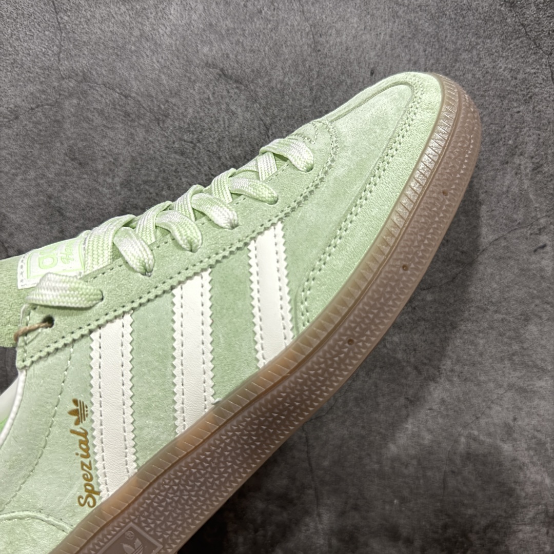 
【纯原版】Adidas Handball Spezial  阿迪达斯经典款牛皮复古休闲板鞋 绿白生胶 