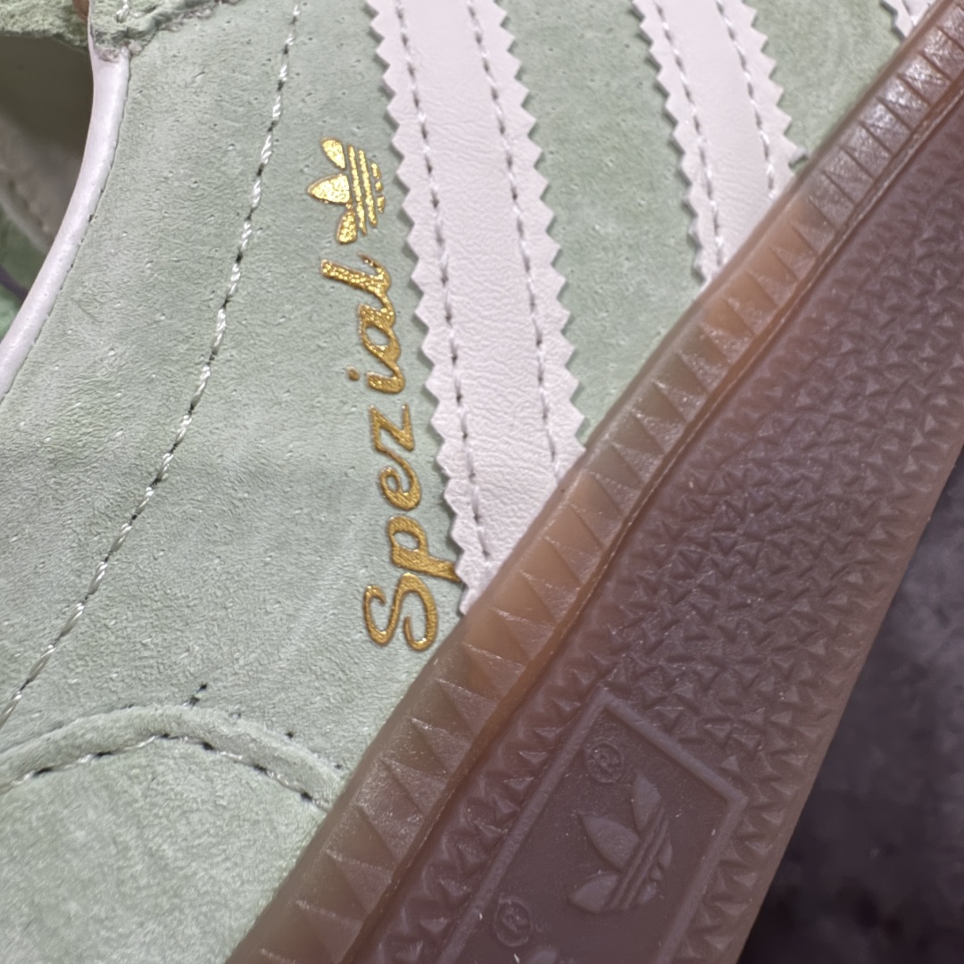 
【纯原版】Adidas Handball Spezial  阿迪达斯经典款牛皮复古休闲板鞋 绿白生胶 