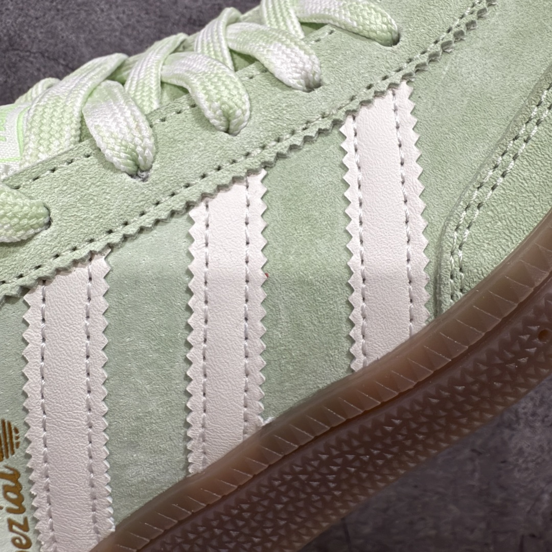 
【纯原版】Adidas Handball Spezial  阿迪达斯经典款牛皮复古休闲板鞋 绿白生胶 