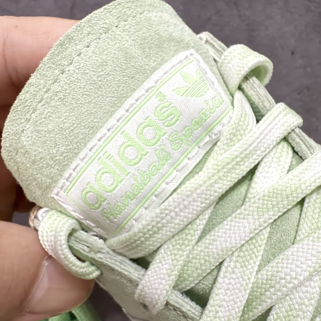 
【纯原版】Adidas Handball Spezial  阿迪达斯经典款牛皮复古休闲板鞋 绿白生胶 