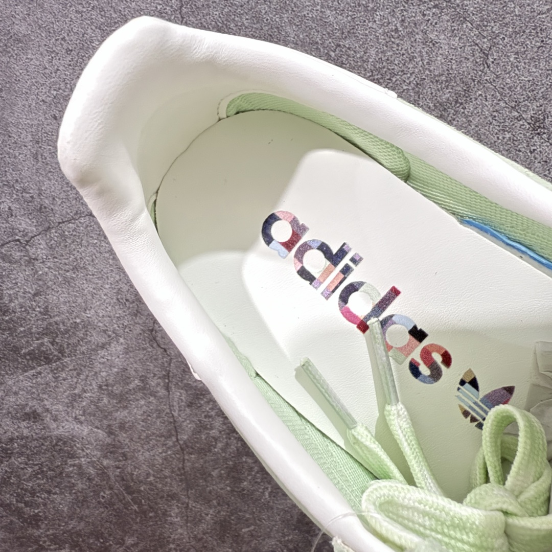 
【纯原版】Adidas Handball Spezial  阿迪达斯经典款牛皮复古休闲板鞋 绿白生胶 